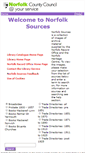 Mobile Screenshot of norfolksources.norfolk.gov.uk